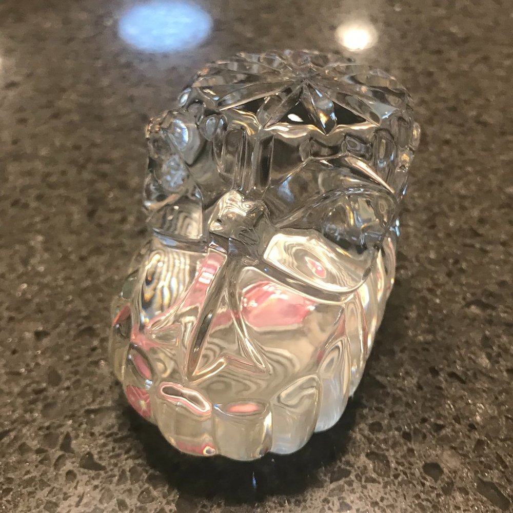JONAL Lead Crystal Baby Bootie